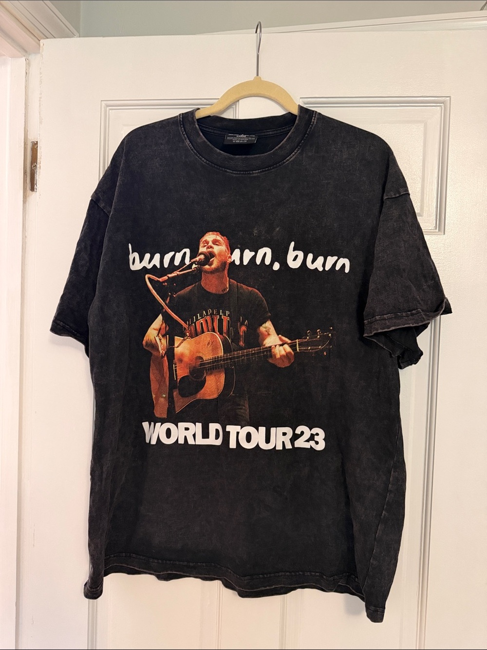Zach Bryan Burn, Burn, Burn WORLD TOUR 23 Graphic Tee - Black